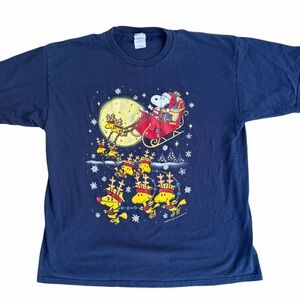 Vintage Snoopy men’s pullover short sleeve graphic T~Shirt size XL